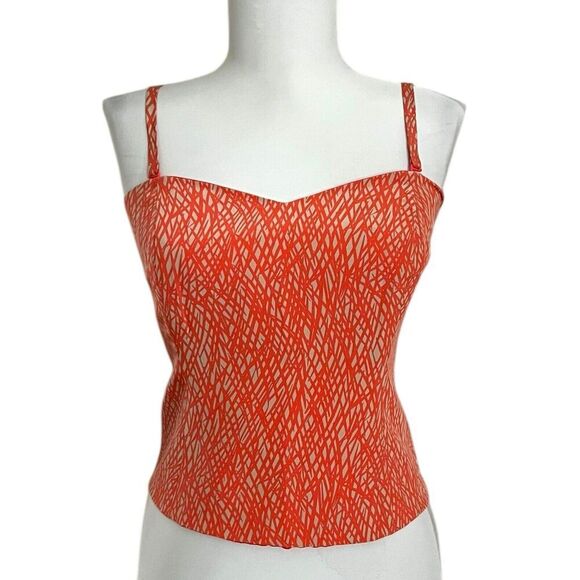 Bonnie Roseman vintage Silk Bustier Corset Tank Top Sz 6 Convertible Cocquette - Picture 2 of 11